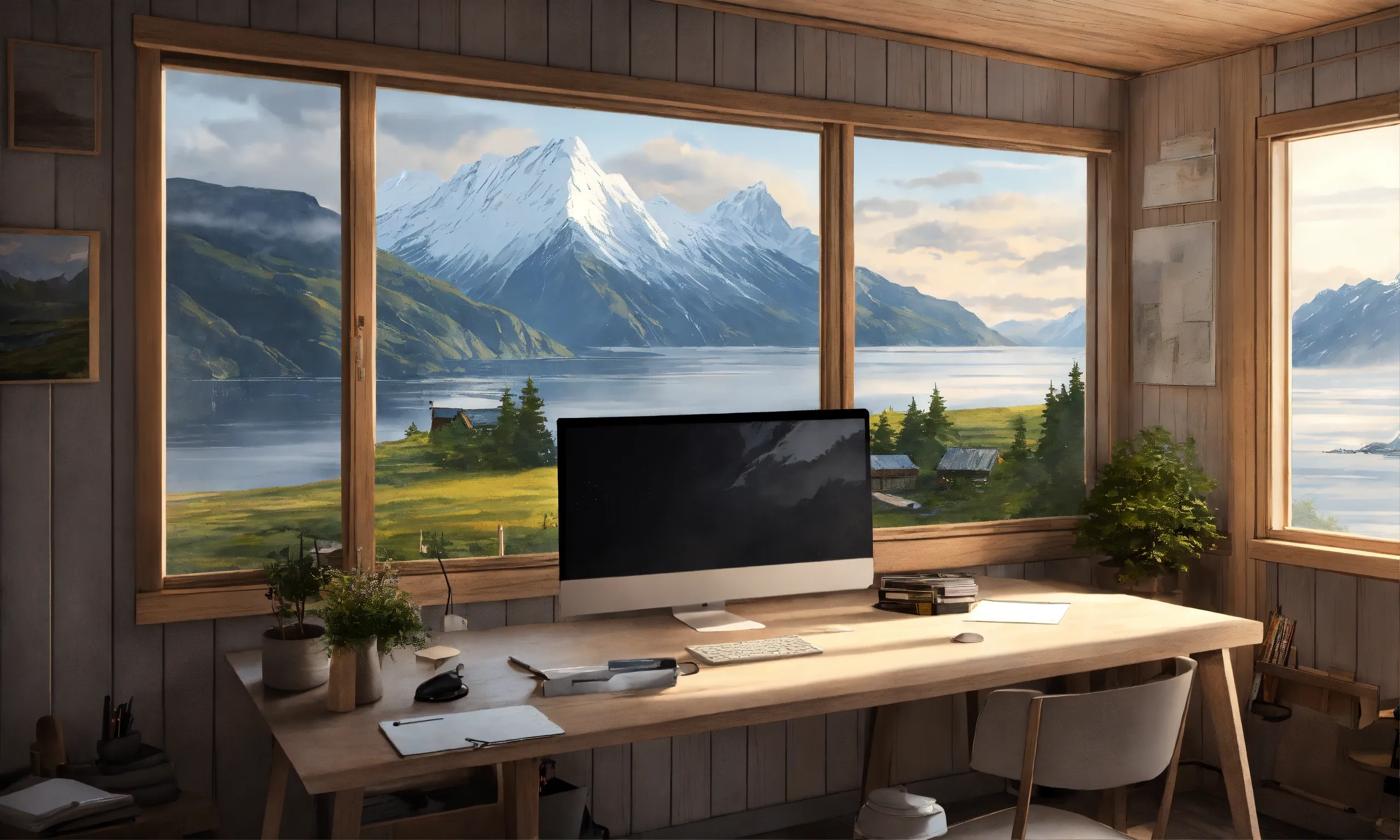 Canal house exterior before